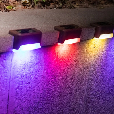 Solar Stair Step Outdoor Garden Light Color-Changing lifestyle product view