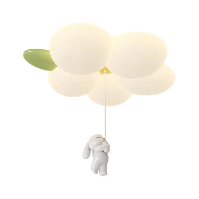 Rabbit Flower Wall Light Remote Control decorative lighting detail
