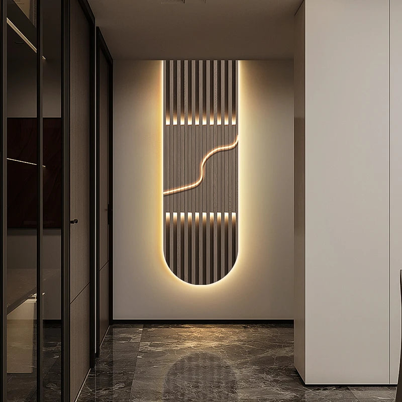 Abstract Mural Luxury Wall Light Dimmable design detail view