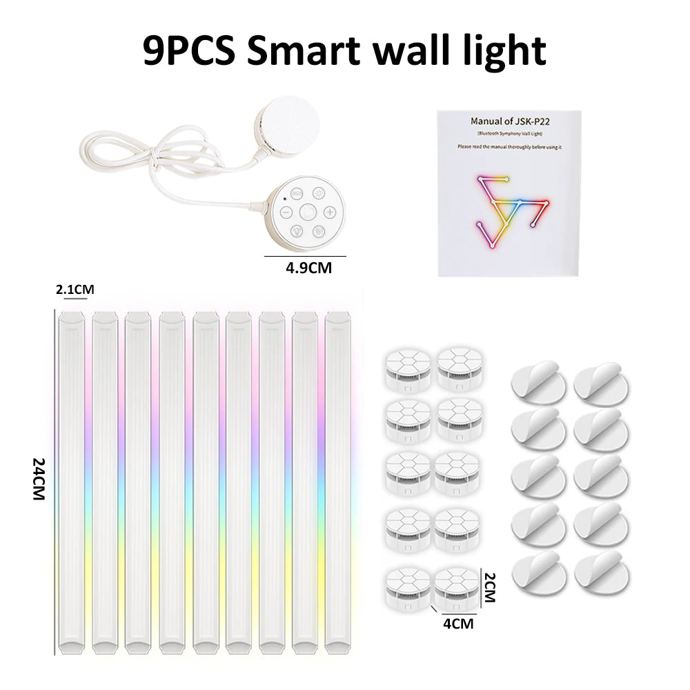 Mexllex Bars Pack Wall Light Dimmable USB lifestyle product view
