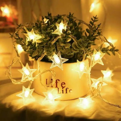 Star Crystal String Lights Battery variant product view