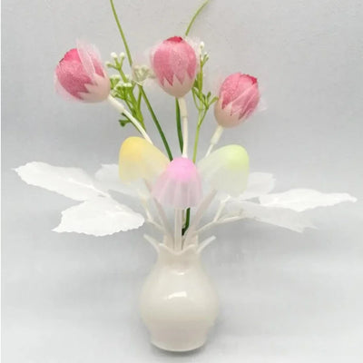 Mushroom Flower Bouquet Plug-In Nightlight