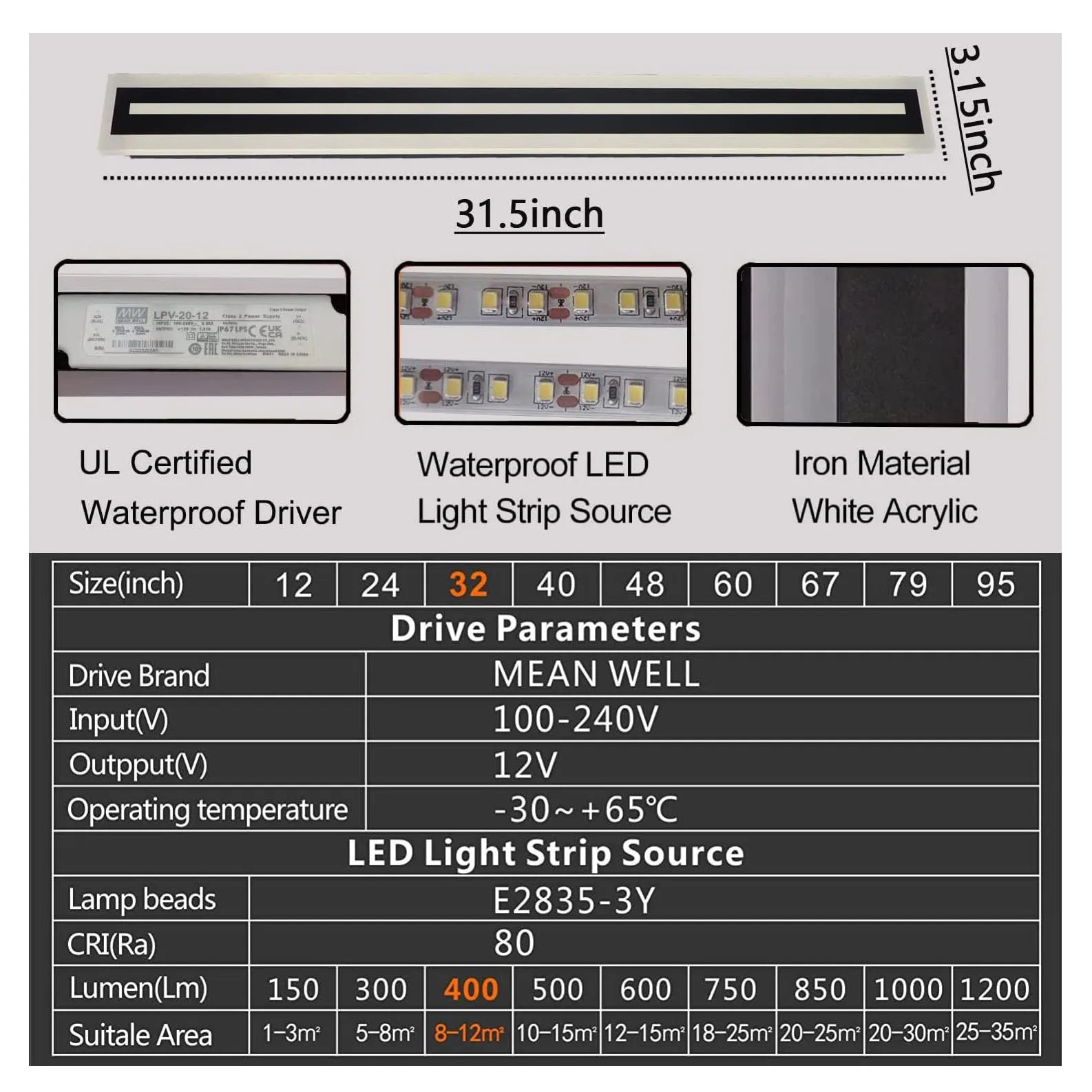 Strip IP67 Waterproof Humidifier Night Light Dimmable Color-Changing alternate product view