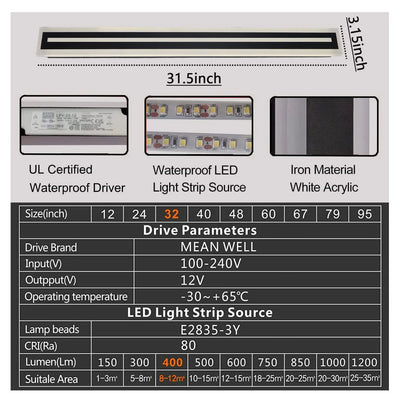 Strip IP67 Waterproof Humidifier Night Light Dimmable Color-Changing alternate product view
