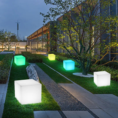 RGB Glow Cube Nightlight - For Outdoor or Indoor Use
