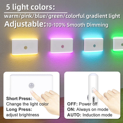 RGB Motion-Sensing Nightlight