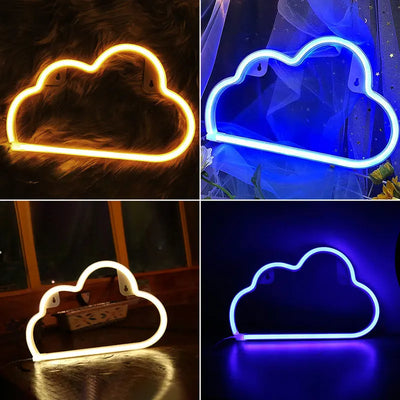 Cloud Neon Wall Light USB alternate product view