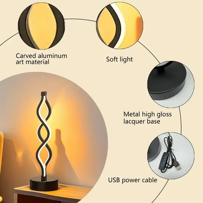 Lumia Sculptural LED Table Lamp