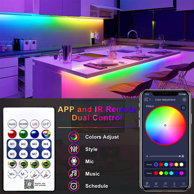 5V Neon Strip Neon Wall Light USB Color-Changing alternate product view