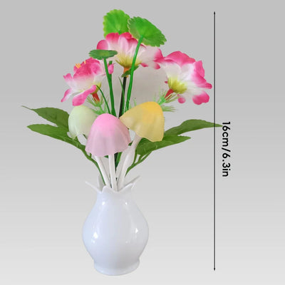 Mushroom Flower Bouquet Plug-In Nightlight
