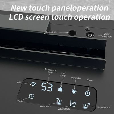 Smart 3D Water Vapor Flame Bar