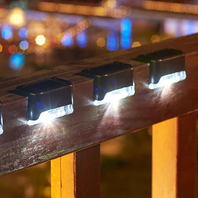 Solar Stair Step Outdoor Garden Light Color-Changing design detail view