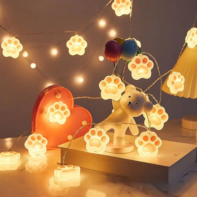 Cat Paw String Lights