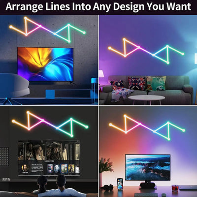 Mexllex Bars Pack Wall Light Dimmable USB decorative lighting detail