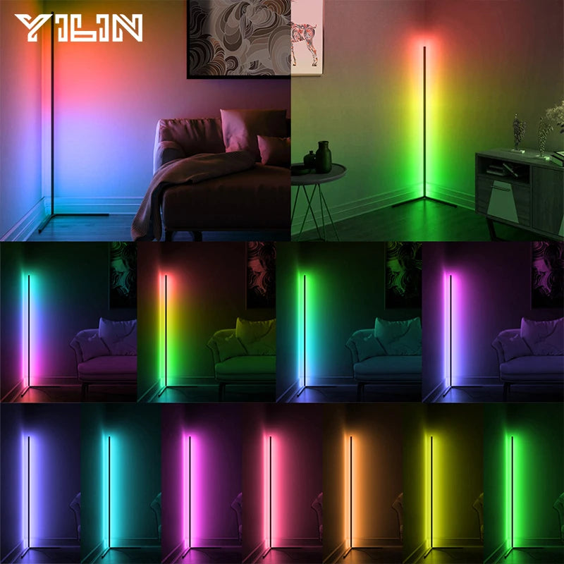 Tuya Rgbic Floor Floor Lamp USB Color-Changing design detail view
