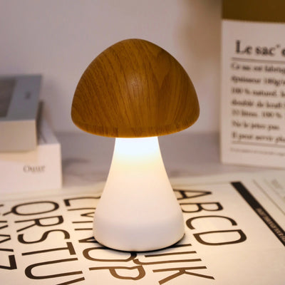 Rechargeable Mushroom Night Light – Touch-Controlled LED Table Lamp