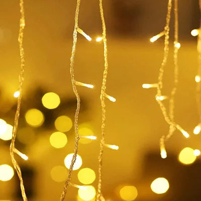 Window Curtain Fairy String Lights Touch Control Dimmable close-up product view
