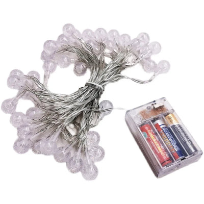 Star Crystal String Lights Battery decorative lighting detail