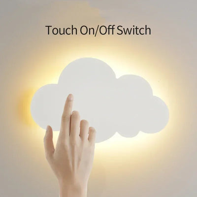 Cloud Wall Light Touch Control for soft bedroom ambience