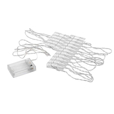 Photo Clip LED String Lights – 1m / 3m / 6m Battery-Powered Picture Display Lights