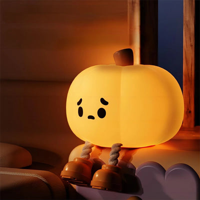 Sad Pumpkin Silicone Nightlight