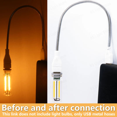 Retro Edison Dimmer Bedside Table Lamp Dimmable USB alternate product view