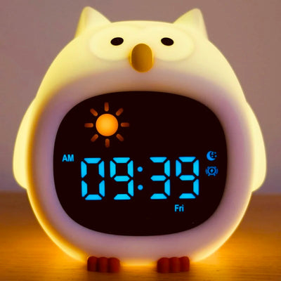 Puppy Sleep Training Alarm Clock for Kids – Night Light Toddler Wake-Up Light