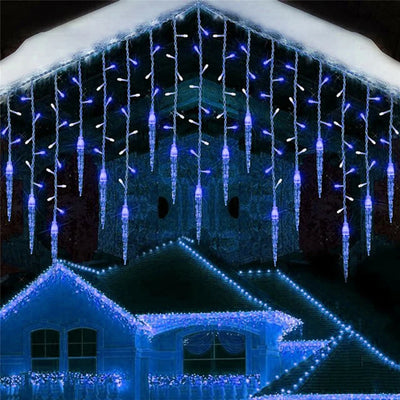 Window Curtain Fairy String Lights Touch Control Dimmable shown as soft ambient home lighting