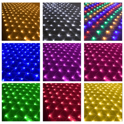 LED Net Mesh Fairy Curtain Light – Outdoor Waterproof Garland