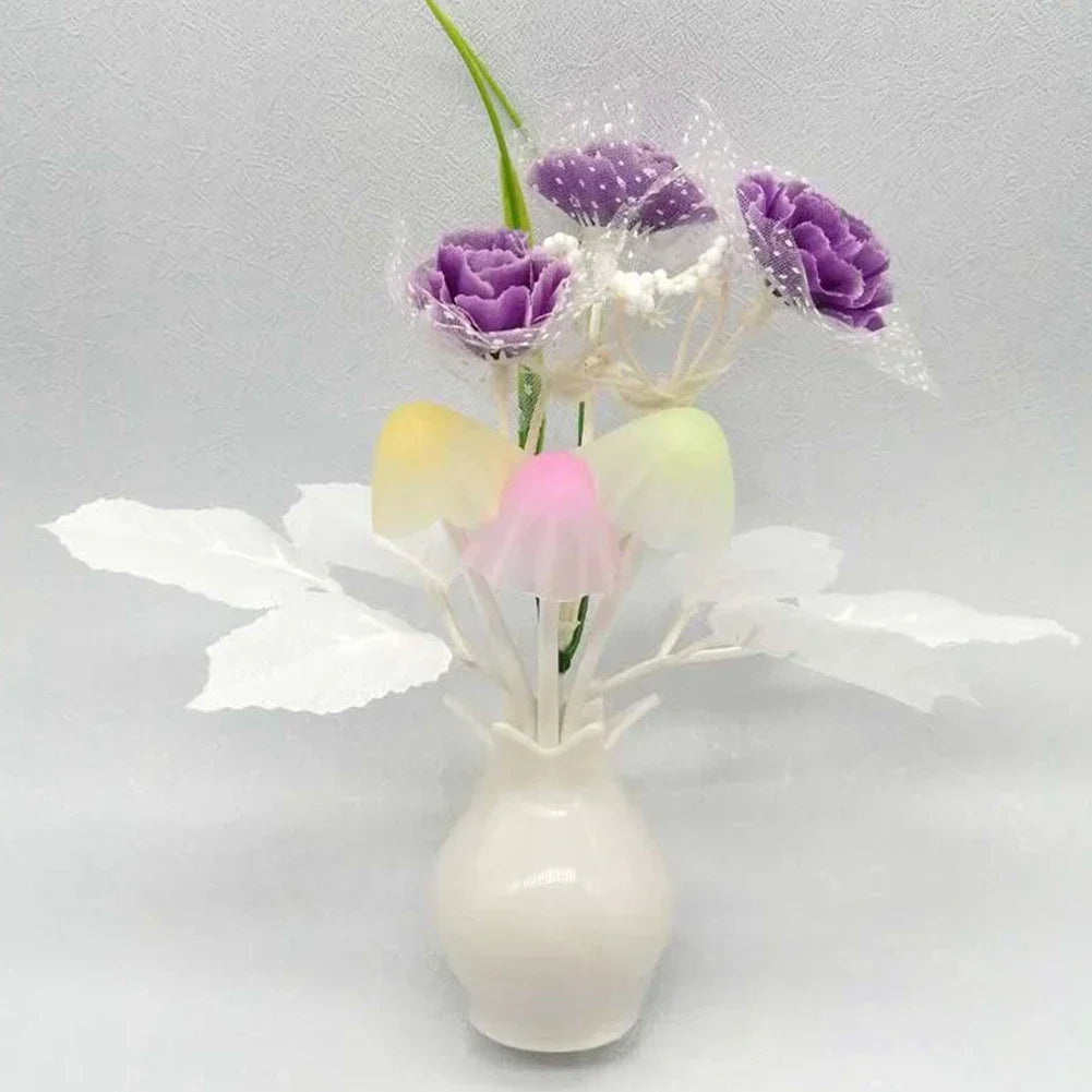 Mushroom Flower Bouquet Plug-In Nightlight