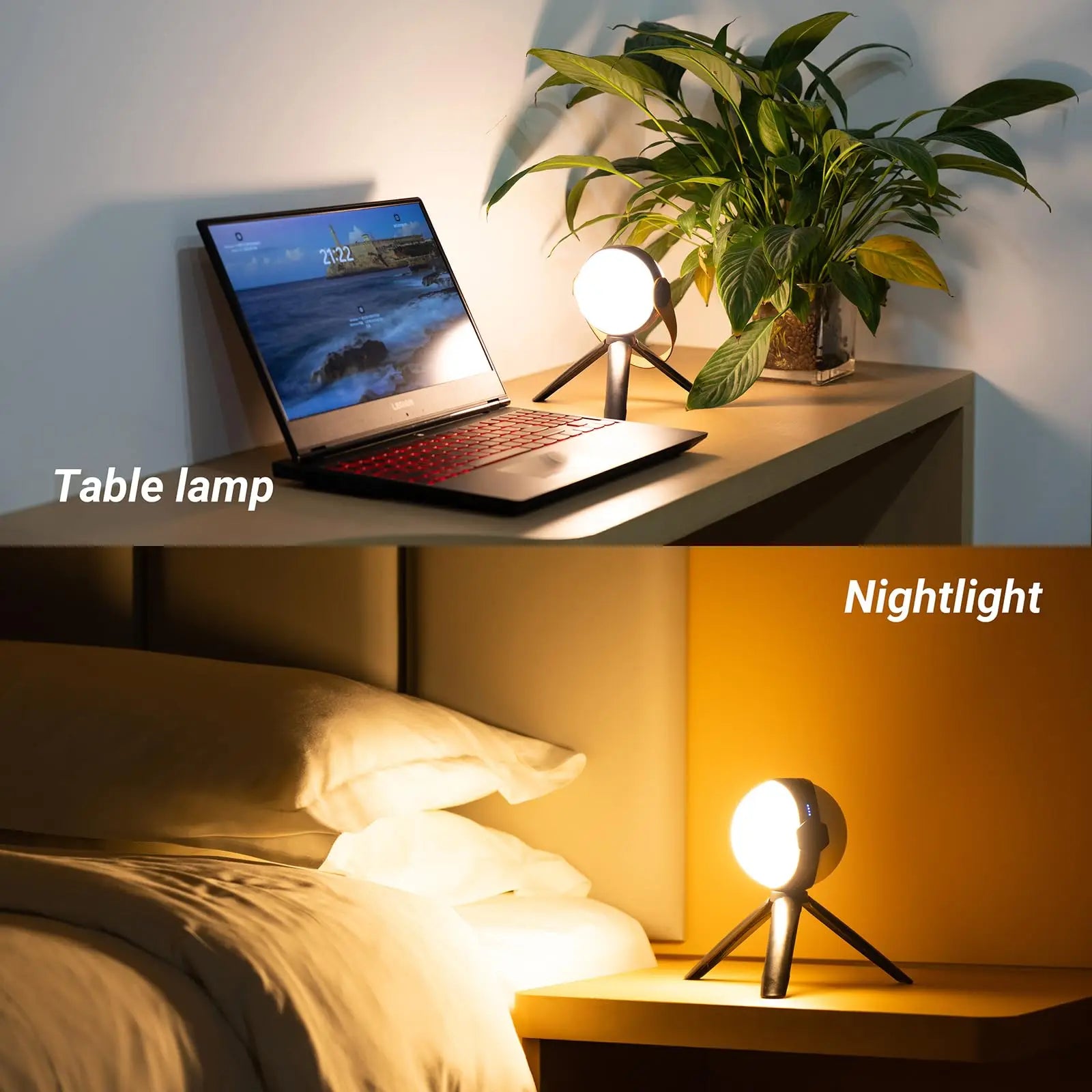 1000LM Rechargeable LED Camping Lantern – IPX5 Waterproof Hanging Tent Light