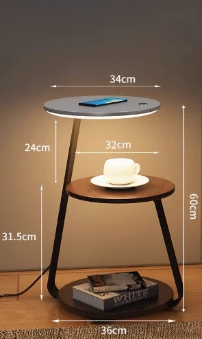 Pear Novelty Animal wireless charging lamp for soft bedroom ambience
