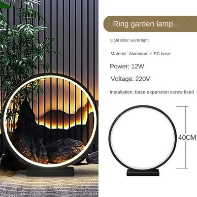 Lunar Halo Outdoor Lamp
