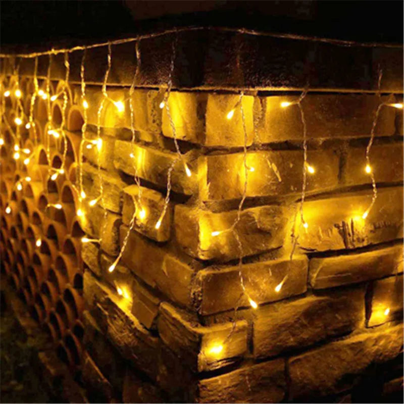 Window Curtain Fairy String Lights Touch Control Dimmable close-up product view