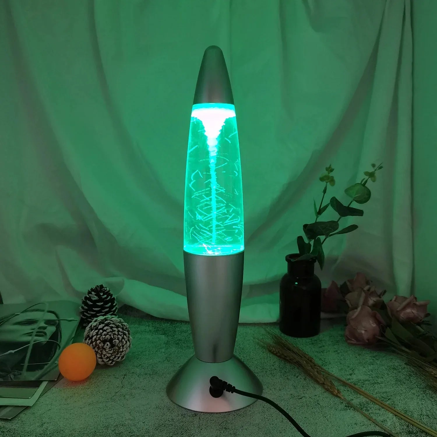 Tornado Vortex LED Lamp – Mesmerising Spinning Light Ornament with USB & Battery Power