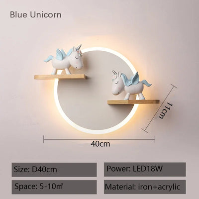 Unicorn Wall Light variant product view
