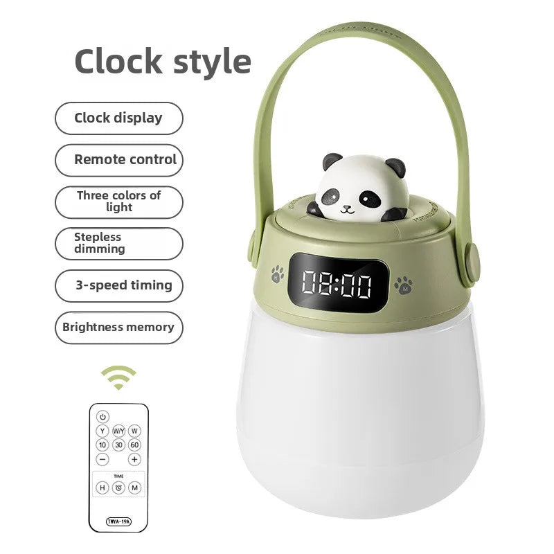 Panda Remote Control Lantern with optional Clock