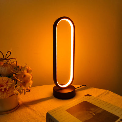 Three Colour Dimming Desk Lamp Dimmable USB shown as soft ambient home lighting
