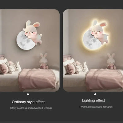 Rabbit Wall Light design detail view