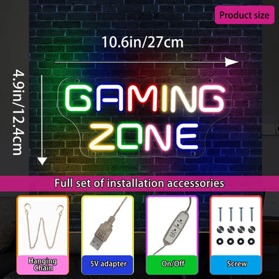 Game Neon Sign Neon Wall Light USB variant product view