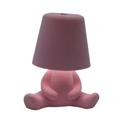 Flocked Figurine Touch Lamp