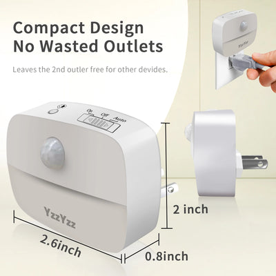 GlideMotion Plug-In Motion Sensor Night Light