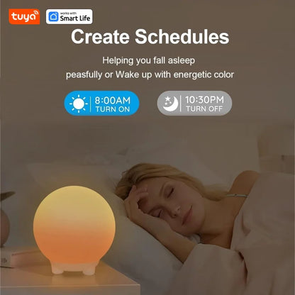 LumaGlow Smart Ball Night Light