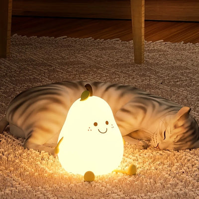 GlowPear RGB Silicone Night Light