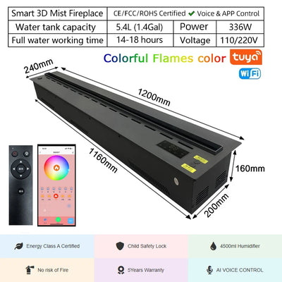 Wood LED Candle Light Color-Changing shown as soft ambient home lighting