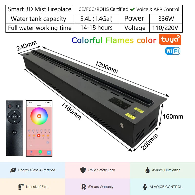 Wood LED Candle Light Color-Changing shown as soft ambient home lighting