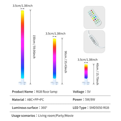 LUMINA BEAM – Smart RGB Floor & Table Lamp with Music Sync