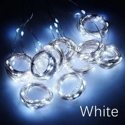 LED Curtain Fairy Lights – 8-Mode USB Holiday Window Garland