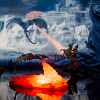 Fire-Breathing Dragon Lamp