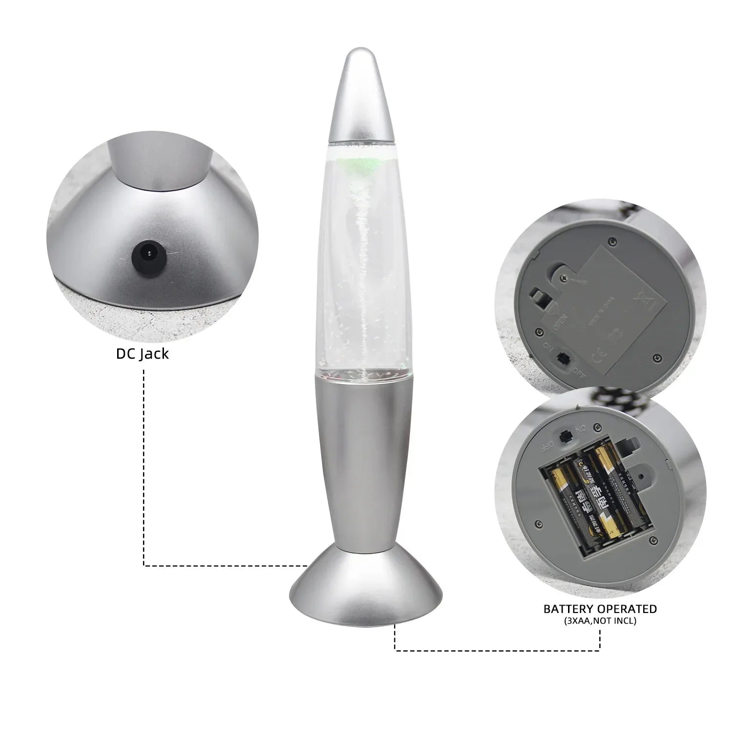 Tornado Vortex LED Lamp – Mesmerising Spinning Light Ornament with USB & Battery Power